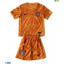 Ujedinjene Države Golmanski Gostujuci Dres za djecu Copa America 2024 Kratak Rukav (+ Kratke hlače)